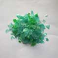 PET flakes green
